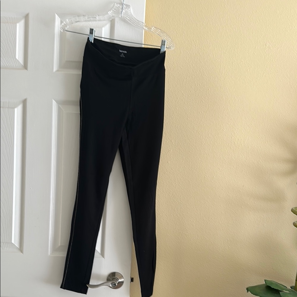 Kensie Black Leggings Slim Fit Size S